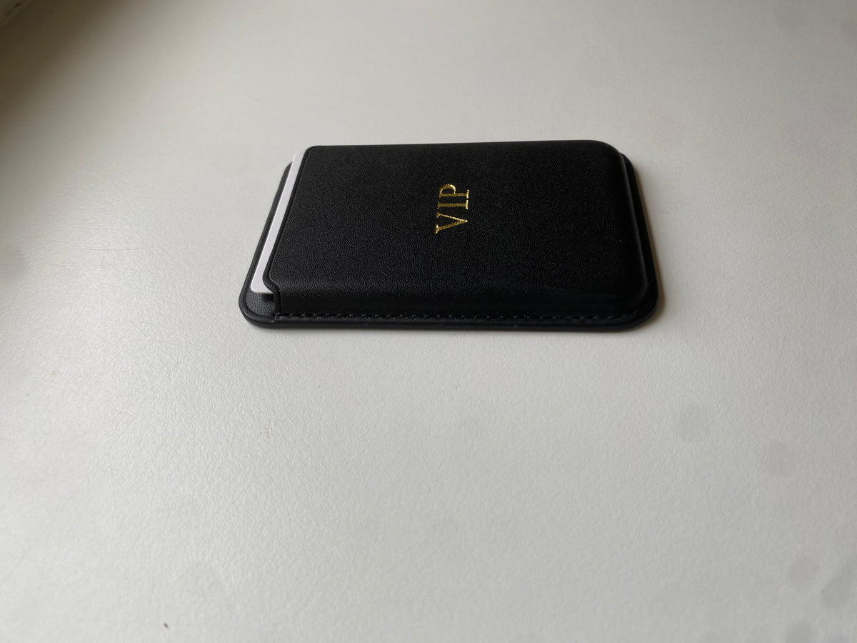 Personalized Magnetic Phone Card Holder – Custom Name Wallet