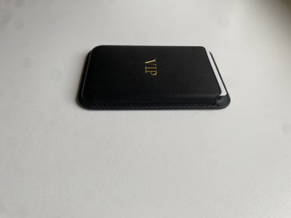 Personalized Magnetic Phone Card Holder – Custom Name Wallet